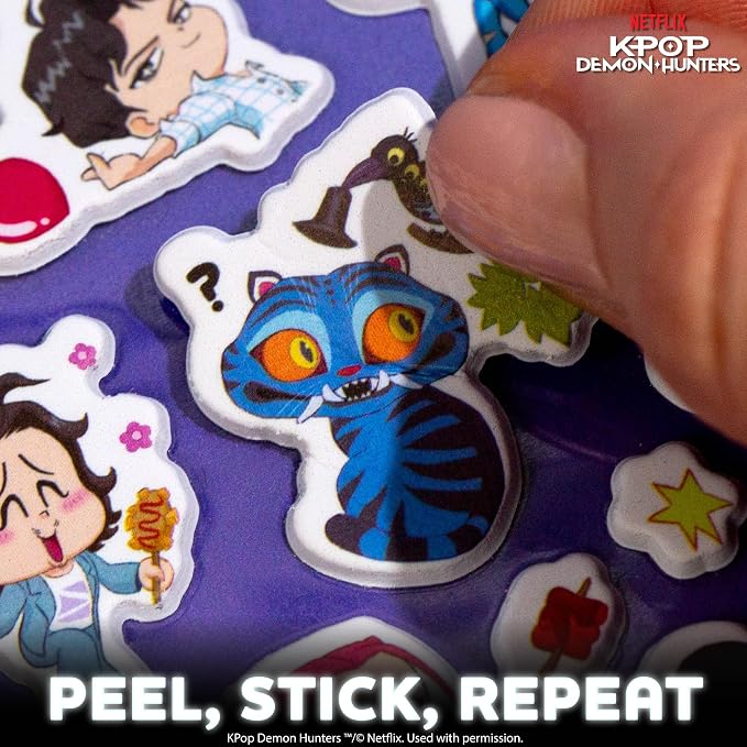 Horizon Group USA Puffy Sticker Playset for Kids, Kpop Demon Hunters