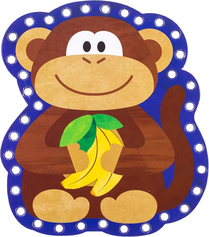 Stephen Joseph Lacing Cards, Zoo Small