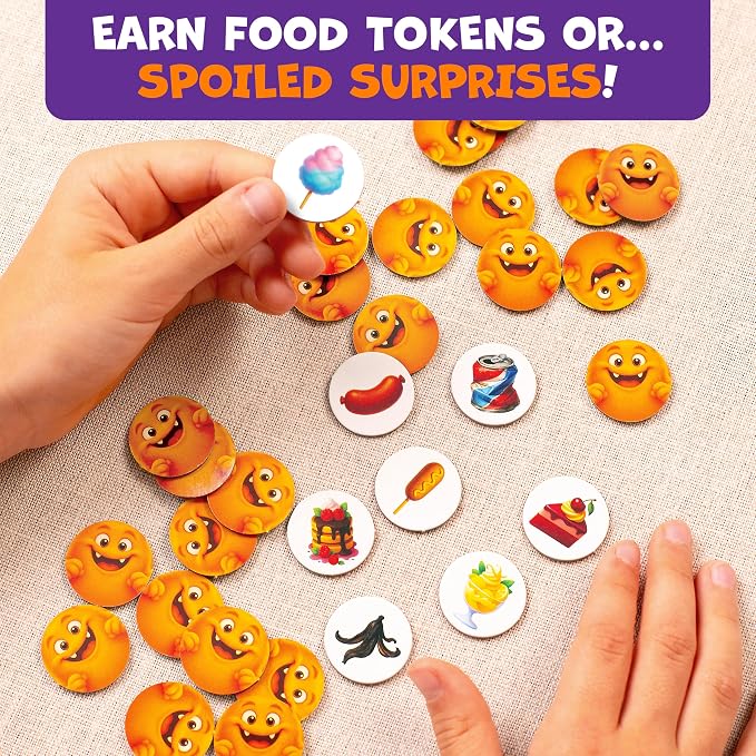 Feed the Fluffs Math Game for Kids 5-7, Addition & Subtraction Learning | Early addition & subtraction practice for kids ages 5 6 7, family, school, homeschool, educational gift, board & card game