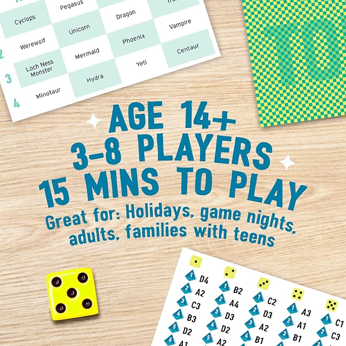 The Chameleon, Award-Winning Bluffing Board Game for Families & Friends for 3-8 Players