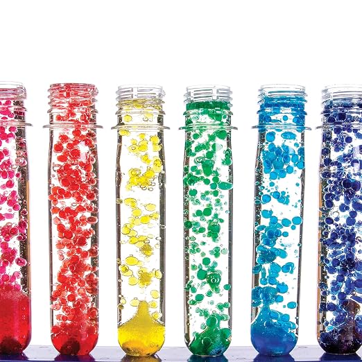 Steve Spangler Science Large Plastic Test Tubes with Caps, 15-Pack | Ages 5+, Kindergarten+, Chemistry Set for Kids, STEM Projects, Educationals