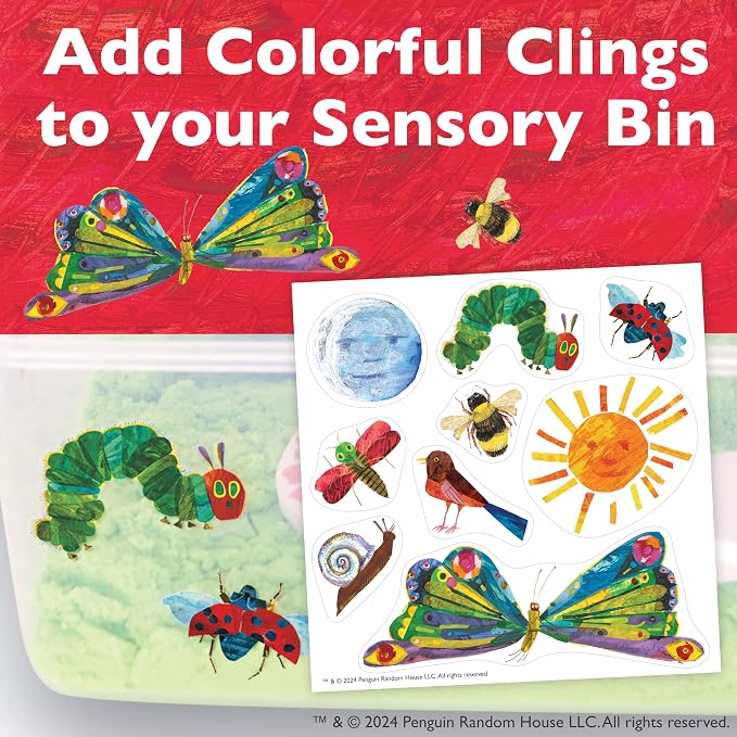 Creativity for Kids The Very Hungry Caterpillar Sensory Bin - Toddler Sensory Toys from The World of Eric Carle Books, Preschool Learning Activities and Fine Motor Toys for Toddlers (Ages 3+)