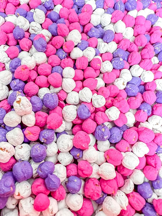 Colored Chickpeas for Sensory Play and Sensory Bins - Many Different Seasonal Colors (4 Cups, Valentines Day)