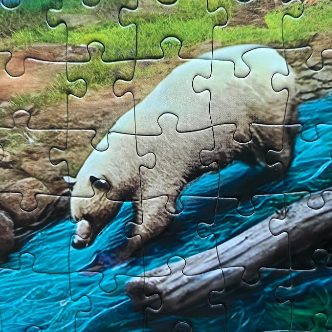 300 Pieces Puzzles for Adults - Jigsaw Puzzles for Kids - Forest Bear Adventure