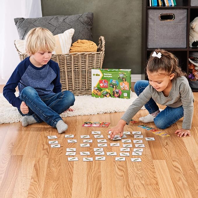 John Deere Kids Matching Game - Farm Themed Memory Game for Toddlers and Kids - John Deere Toys - Preschool Games and Learning Activities - 27 Matches - Ages 3 Years and Up | For Toddlers And Kids, Preschool Games And Learning Activities, John Deere To...