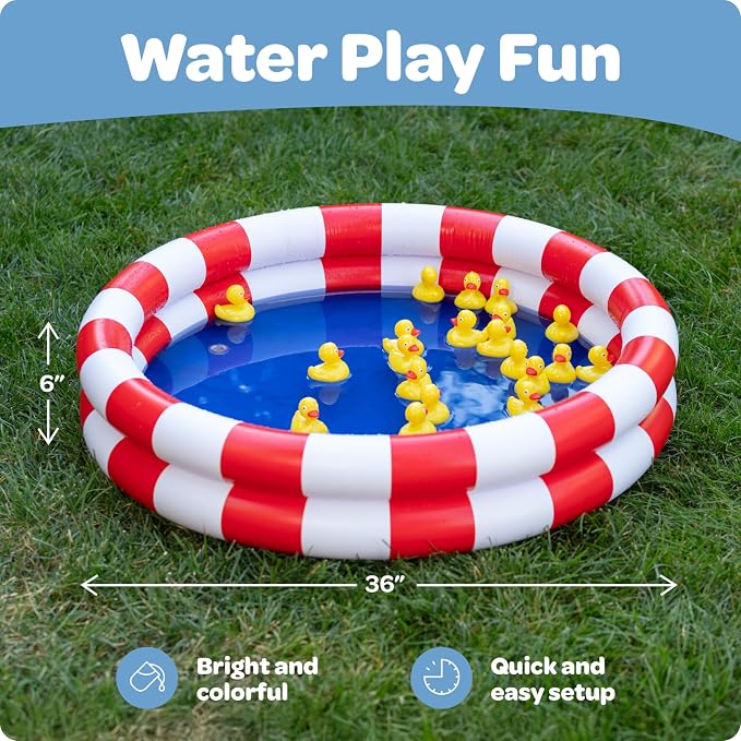 Duck Pond Matching Carnival Game, Outdoor Games for Kids Birthday Party Field Day Fun Activities for Kids 4-8, 3-5 - Outdoor Water Toys and Games for Backyard, Memory Game, Easter Gift Summer Toy