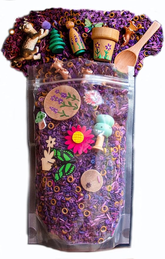 OPEN ENDED TOYS | Sensory Bin Kit, Sensory Bins, Sensory Play, Pretend Play For Todders 3-5, Toddler Toys, Open Ended Play, Sensory Rice, Sensory Table, Sensory Toys, Peg Doll, Sensory Filler