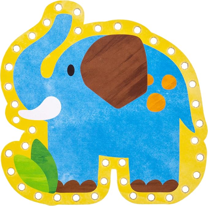 Stephen Joseph Lacing Cards, Zoo Small