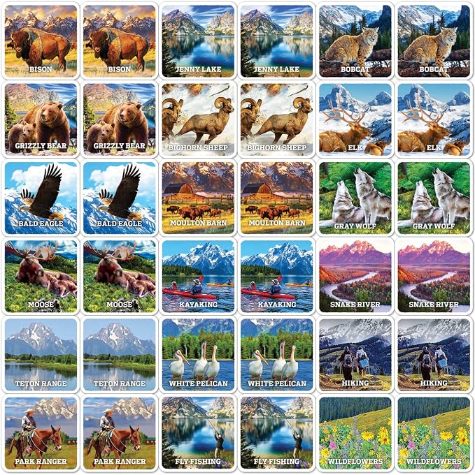 MasterPieces Kids Games - Grand Teton Matching Game - Game for Kids and Family - Laugh and Learn