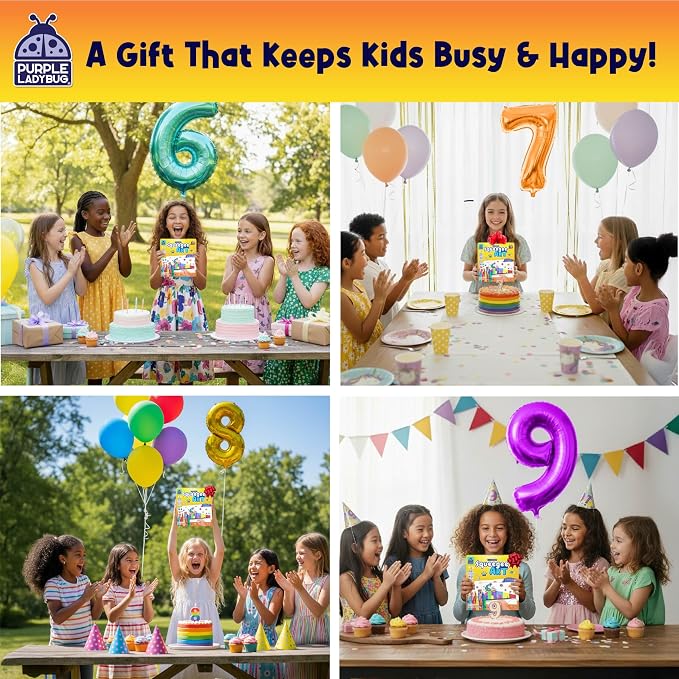 Squeegee Art Kit for Kids - Animals Theme Painting Craft Kit for Ages 4-12 | Non-Toxic, Mess Free Paint Craft, Imaginative Play Process Art Kit, Birthday Gift for Ages 5-9, Colour & Sensory Exploration
