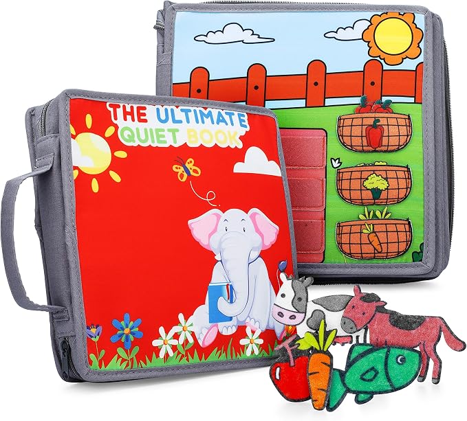 My Preschool Busy Book Montessori Busy Book, Preschool Busy Book, Airplane Travel Essentials & Road Trip Activities