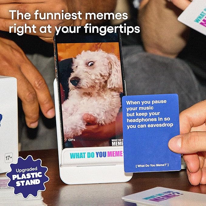 WHAT DO YOU MEME? Core Game (New Edition) Now Including GIF's by Relatable, The Essential Adult Party Game for Meme Lovers, Great for Adult Games for Game Night