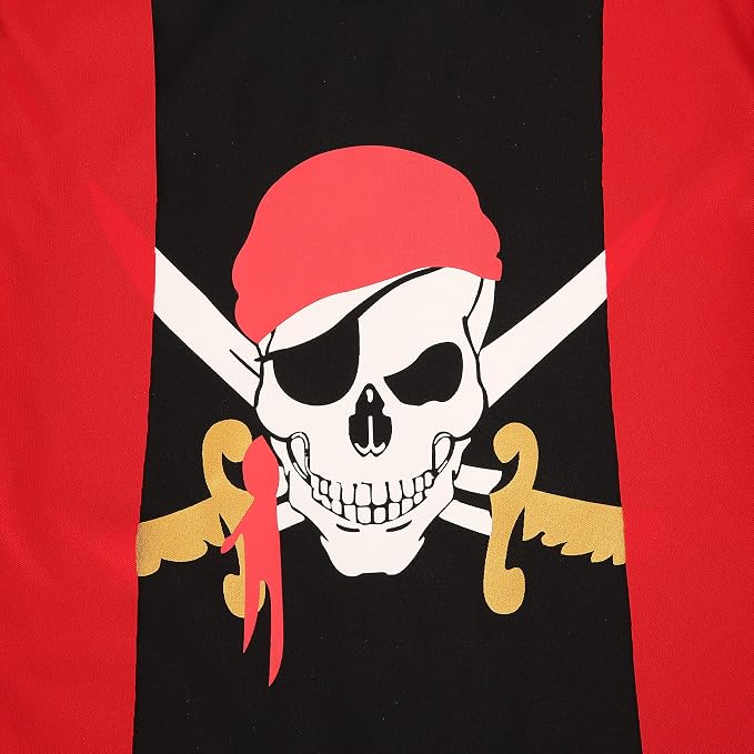 Lingway Toys Kids Pirate Costume,Boys Pirate Role Play Dress Up Set | Perfect for Halloween & School Pirate Day & Cruise Pirate Night Party