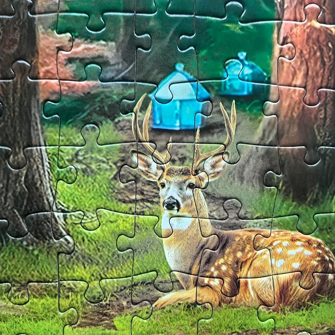 300 Pieces Puzzles for Adults - Jigsaw Puzzles for Kids - Forest Bear Adventure